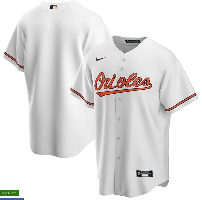 Mens Baltimore Orioles Nike White Home Replica Team  MLB Jerseys->cincinnati reds->MLB Jersey